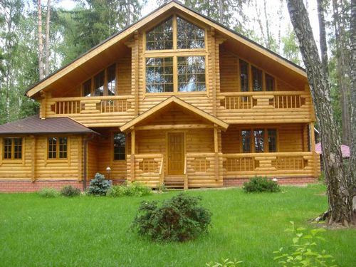 Дома из оцилиндрованного бруса (дом, бревно) Дома из оцилиндрованного бруса
