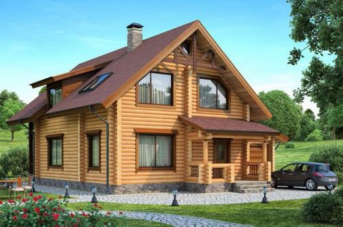 Дома из оцилиндрованного бруса (дом, бревно) Дома из оцилиндрованного бруса