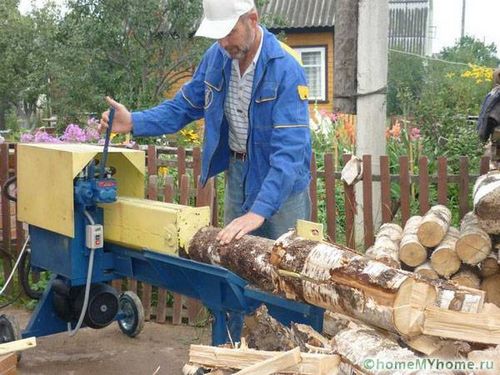 Дровокол своими руками: чертежи, фото, инструкции в помощь!