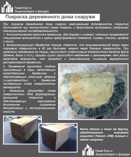 Фасадная краска по дереву для наружных работ - виды, технология покраски (краска, деревянный) Фасадная краска по дереву для наружных работ - виды, технология покраски