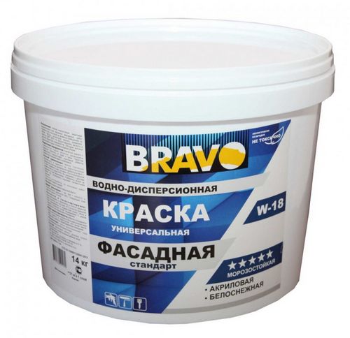 Фасадная краска по штукатурке для наружных работ: расход на 1 м2, силиконовая и водоэмульсионная продукция для фасада и внутренних работ