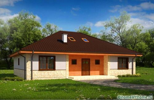 Фото планировки одноэтажного дома 10 на 10: грамотный проект (планировка, дом) Фото планировки одноэтажного дома 10 на 10: грамотный проект