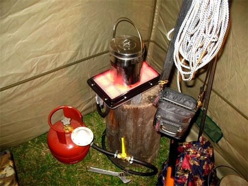 Газовый обогреватель для палатки: виды, устройство, модели, цены