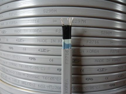 Греющий кабель для канализационных труб: типы и ориентиры выбора