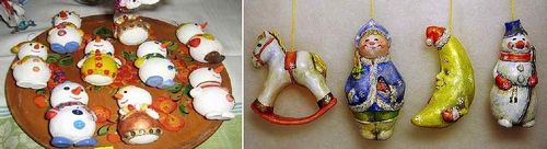 Игрушки из папье-маше новогодние: поделки к новому году, елочные своими руками, маска, ватное, мастер класс, как сделать домик, фото, видео (папье-маше, бумага) Игрушки из папье-маше новогодние: поделки к новому году, елочные своими руками, маска, ватное, мастер класс, как сделать домик, фото, видео