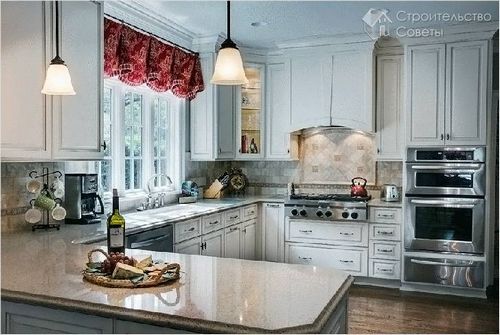 Интерьер кухни в стиле Прованс - особенности, цветовая палитра, отделка (+фото) (кухня, стиль) Интерьер кухни в стиле Прованс - особенности, цветовая палитра, отделка (+фото)