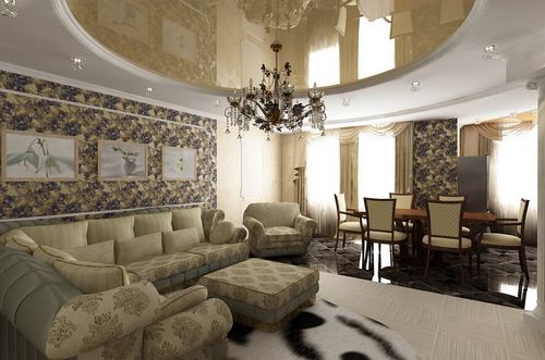 Интерьер в гостиной в классическом стиле: ФОТО. Современная классика 