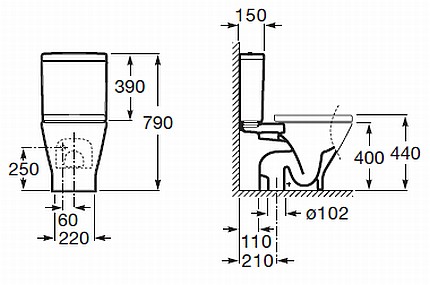 Как подключить унитаз к канализации: различные схемы монтажа