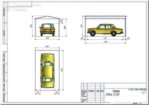 Как построить гараж своими руками дешево и быстро (+схемы)