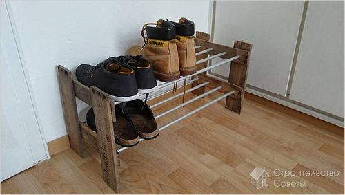 Как сделать полку для обуви своими руками - изготовление обувных полок + фото