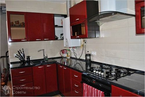 Как спрятать газовый котел на кухне - маскировка котла + фото (котел, шкаф) Как спрятать газовый котел на кухне - маскировка котла + фото