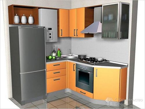 Как спрятать газовый котел на кухне - маскировка котла + фото (котел, шкаф) Как спрятать газовый котел на кухне - маскировка котла + фото