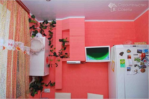 Как спрятать газовый котел на кухне - маскировка котла + фото (котел, шкаф) Как спрятать газовый котел на кухне - маскировка котла + фото