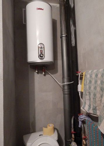 Как установить водонагреватель в ванной комнате: фото, видео инструкция