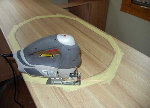 Как установить врезную раковину