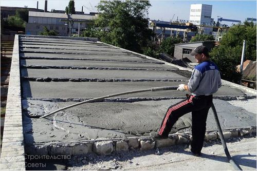 Как залить крышу гаража бетоном - заливка кровли гаража бетоном