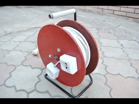 Катушка для удлинителя своими руками (катушка, барабан) Катушка для удлинителя своими руками