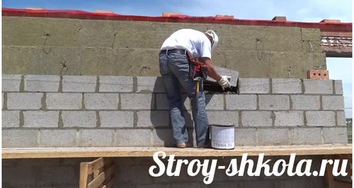 Кладка стен из керамзитобетонных блоков - узнайте подробнее!
