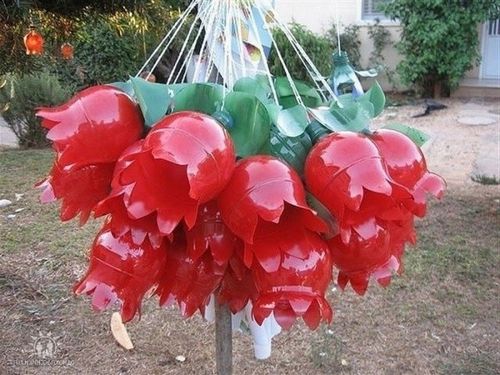 Колокольчики из пластиковых бутылок (бутылка, пластиковый) Колокольчики из пластиковых бутылок