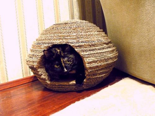 Кошачий домик своими руками (домик, кошачий) Кошачий домик своими руками