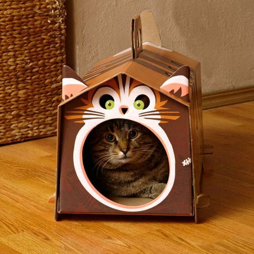 Кошачий домик своими руками (домик, кошачий) Кошачий домик своими руками