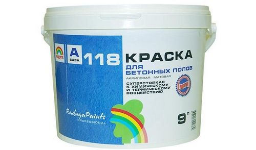 Краска для бетонного пола: половая Тексил для бетона, акриловая и эпоксидная эмаль, латексная промышленная