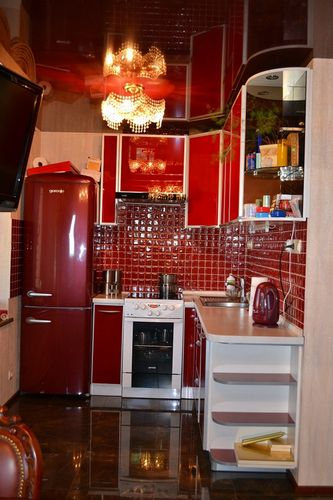 Красный холодильник (68 фото): дизайн и цвет в интерьере кухни (стоить, холодильник) Красный холодильник (68 фото): дизайн и цвет в интерьере кухни