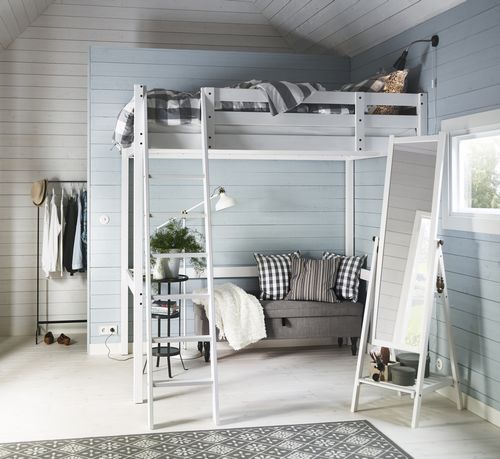 Кровать-чердак от Ikea (53 фото): модели с рабочей зоной внизу, оригинальные примеры в интерьере, отзывы (кровать, Ikea, спальный) Кровать-чердак от Ikea (53 фото): модели с рабочей зоной внизу, оригинальные примеры в интерьере, отзывы