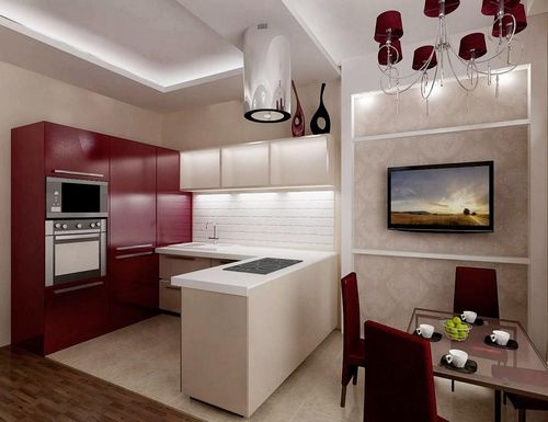 Кухня-гостиная 10 кв. м дизайн фото: 5 метровый интерьер (кухня, кухонный) Кухня-гостиная 10 кв. м дизайн фото: 5 метровый интерьер