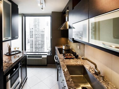 Кухня на лоджии (67 фото): объединение кухни с балконом и можно ли совместить