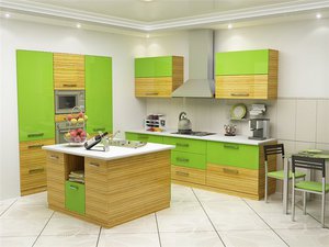 Кухня оливкового цвета, советы по сочетанию цветов для разных стилей, фото