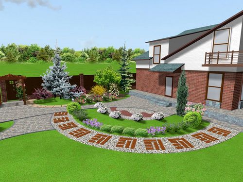 Ландшафтный дизайн участка площадью 12 соток (57 фото): схемы вариантов планировки участка с домом, гаражом и баней