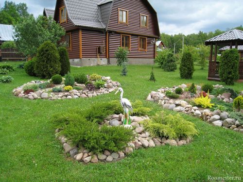 Ландшафтный дизайн участка площадью 12 соток (57 фото): схемы вариантов планировки участка с домом, гаражом и баней (участок, дом) Ландшафтный дизайн участка площадью 12 соток (57 фото): схемы вариантов планировки участка с домом, гаражом и баней