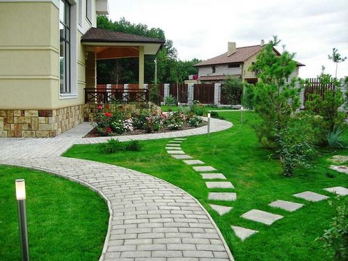 Ландшафтный дизайн участка площадью 12 соток (57 фото): схемы вариантов планировки участка с домом, гаражом и баней (участок, дом) Ландшафтный дизайн участка площадью 12 соток (57 фото): схемы вариантов планировки участка с домом, гаражом и баней