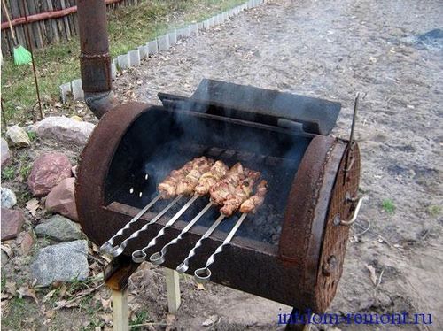 Мангал своими руками (мангал, камень) Мангал своими руками