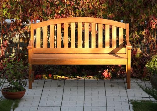 Мебель для беседки из дерева: скамейки, стулья, лавочки. Фото 
