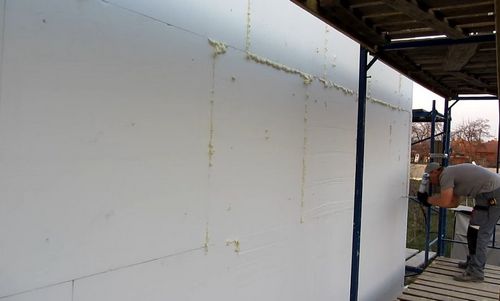 Мокрый фасад. Технология выполнения работ пошагово (стен, плита) Мокрый фасад. Технология выполнения работ пошагово