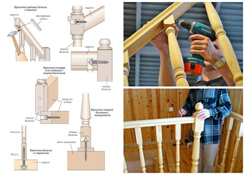 Монтаж балясин и перил своими руками: пошаговая инструкция. Как самому установить перила на деревянную лестницу. Как самому установить балясины и перила своими руками