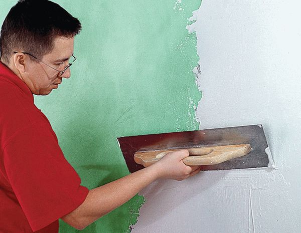 Шпатлевка по водоэмульсионной краске потолок