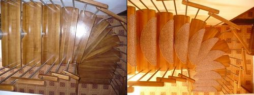 Накладки на ступени лестницы из ковролина: коврики и фото, ковродержатели своими руками, ширина проступи и видео