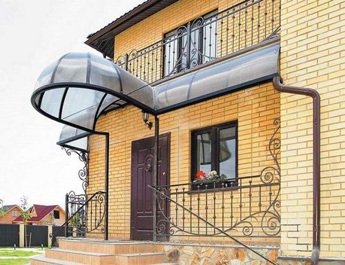Навесы над крыльцом + фото (навес, козырек) Навесы над крыльцом + фото