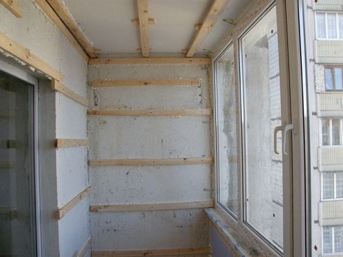 Облицовка, отделка балкона изнутри (балкон, отделка) Облицовка, отделка балкона изнутри