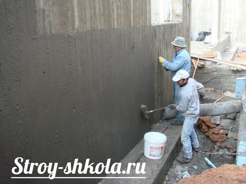 Обмазочная гидроизоляция фундамента - инструкция по гидроизоляции! (гидроизоляция, мастика) Обмазочная гидроизоляция фундамента - инструкция по гидроизоляции!