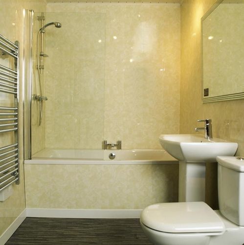 Отделка стен в ванной комнате материалы: как лучше делать варианты, чем обделать дешево, чем кроме плитки