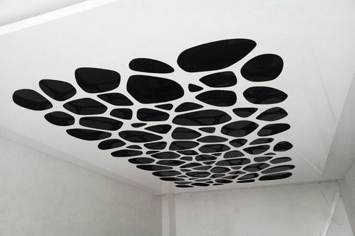 Перфорированные натяжные потолки фото: дышащие потолки, 3Д видео, подсветка и отзывы, художественные дилеры