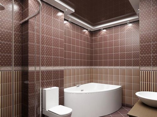 Плитка для туалета: как выбрать для ванной, кафельная и керамическая, варианты отделки и фото, керамина размеры