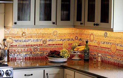 Плитка мозаика для кухни, фото дизайнерских решений и варианты уладки