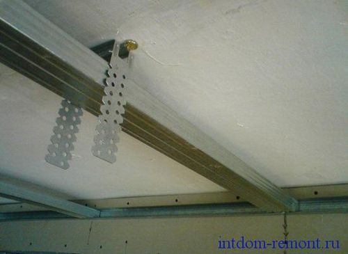 Подвесной потолок из гипсокартона - как сделать