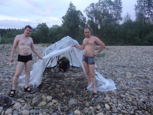 Походная баня своими руками - вариант изготовления и использования! (каркас, камень) Походная баня своими руками - вариант изготовления и использования!