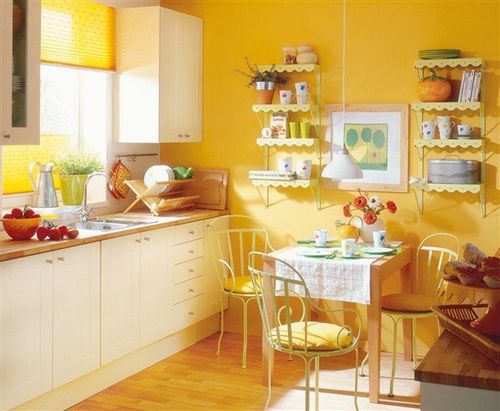 Покраска стен на кухне своими руками: дизайн, цвета, фото